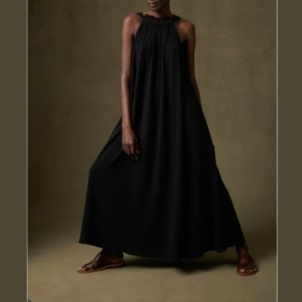 soeur Ponza Cotton Gauze Maxi Dress - Picture 6 of 14